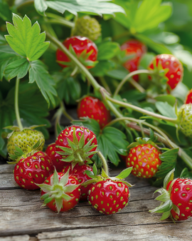Alpine Strawberry Seeds Baron Von Solemacher Fragaria Vesca Perennial Red Fruit