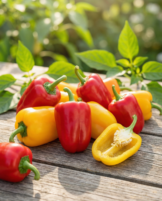 Baby Sweet Pepper Tinkerbell F1 Mix (Capsicum annuum) – annual vegetable seeds from SeedsChoice