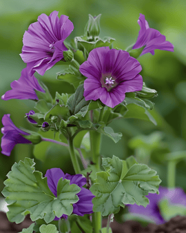 Mallow Seeds Malva Sylvestris Perennial Herb