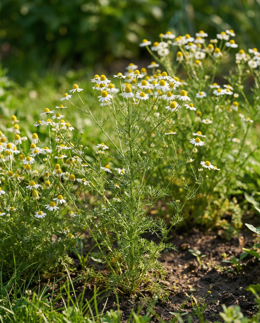 Chamomile Mayweed (Matricaria chamomilla) – annual herb seeds from SeedsChoice