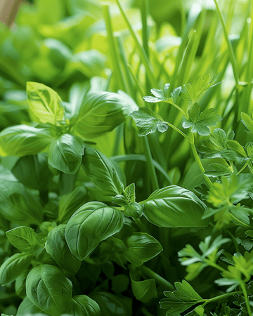 Mixture Culinary Blend Basil Parsley Chive Rocket Cress seeds – annual herb