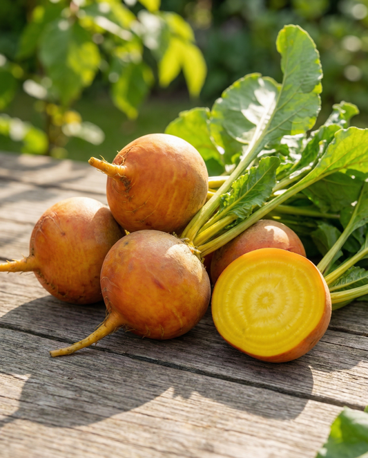 Beetroot Burpee's Golden Yellow Fleshed (Beta vulgaris) – annual vegetable seeds from SeedsChoice