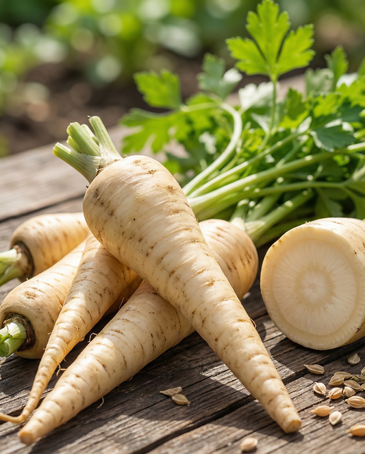 Parsnip Guernsey (Pastinaca sativa) – annual vegetable seeds from SeedsChoice