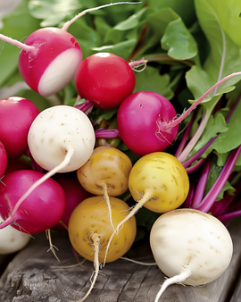 Radish Seeds Raphanus Sativus Round Mix Annual Variety