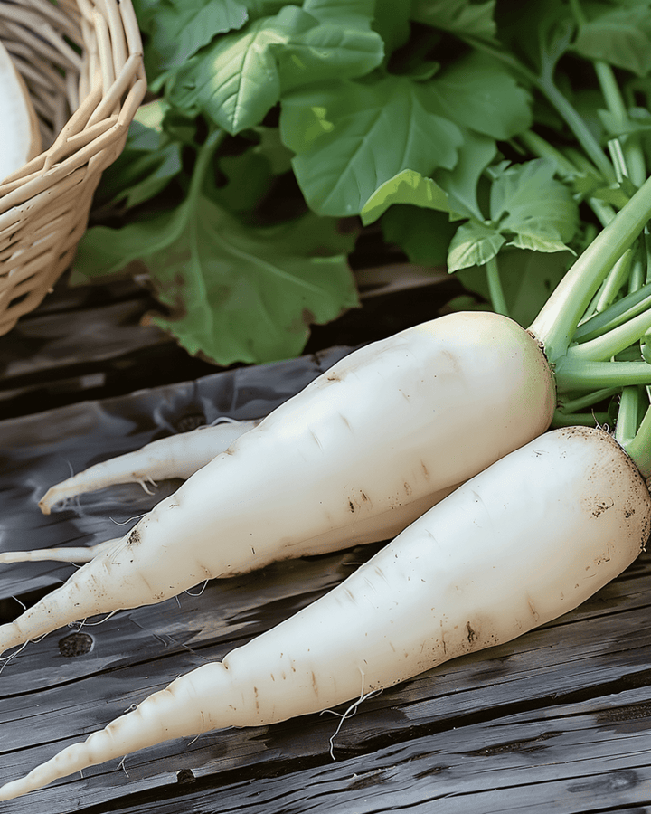 White Icicle Radish seeds (Raphanus sativus) – annual vegetable