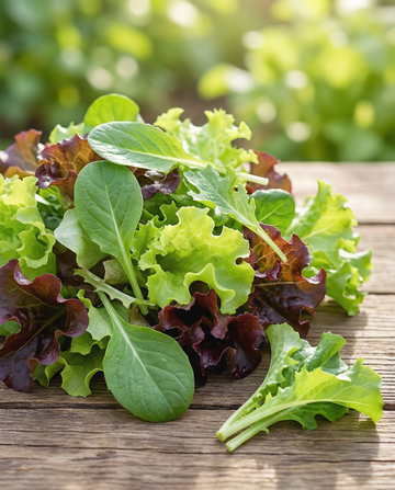 Salad Mix Mesclun Lettuce (Lactuca sativa) – annual vegetable seeds from SeedsChoice