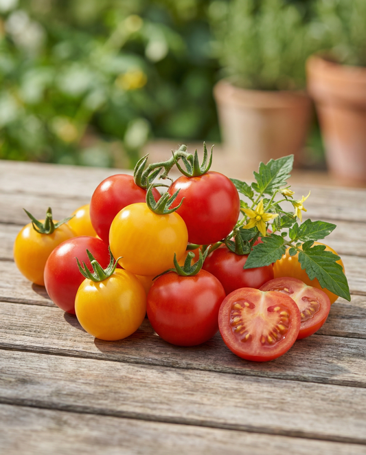 Sweet Cherry Tomato Mini Greenhouse (Solanum lycopersicum) – grow kit seeds from SeedsChoice