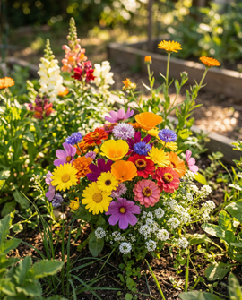 Summer Flowers Seeds Annual Mix 15m2 Sprinkle Box