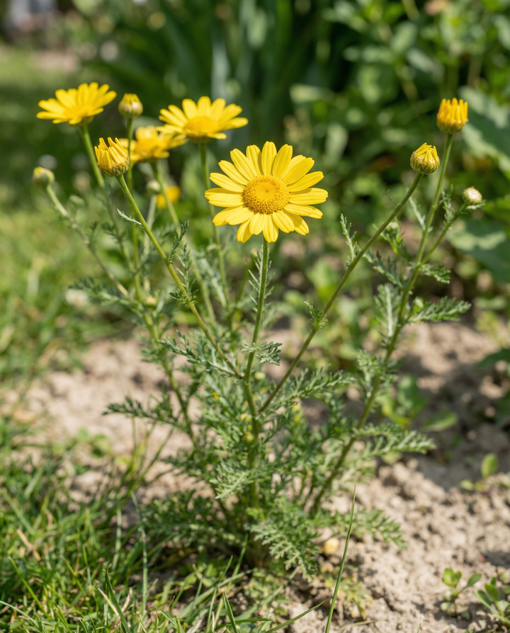 Yellow Chamomile seeds (Anthemis tinctoria) – biennial flower