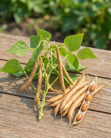 Bush Beans Brown Dutch 25g seeds (Phaseolus vulgaris) – annual vegetable