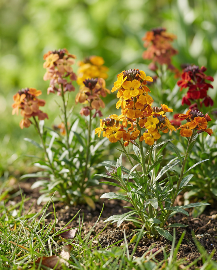 Wallflower Tom Thumb Mixed seeds (Erysimum cheiri) – biennial flower